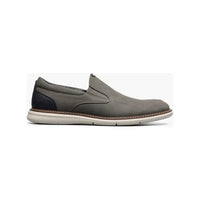 Nunn Bush Chase Casual Moc Toe Slip-On Walking Shoes Gray 85106-020