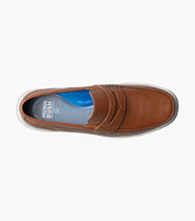 Nunn Bush Luca Moc Toe Penny Loafer Walking Shoes Cognac Multi 85103-229