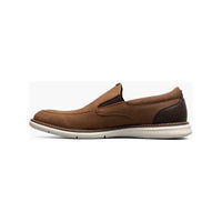 Nunn Bush Chase Casual Moc Toe Slip-On Walking Shoes Cognac  Multi 85106-229