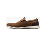 Nunn Bush Chase Casual Moc Toe Slip-On Walking Shoes Cognac  Multi 85106-229