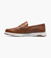 Nunn Bush Luca Moc Toe Penny Loafer Walking Shoes Cognac Multi 85103-229