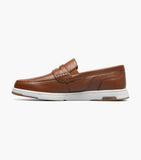 Nunn Bush Luca Moc Toe Penny Loafer Walking Shoes Cognac Multi 85103-229
