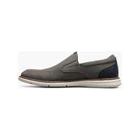 Nunn Bush Chase Casual Moc Toe Slip-On Walking Shoes Gray 85106-020
