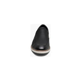 Nunn Bush Chase Casual Moc Toe Slip-On Walking Shoes Black Multi 85106-009