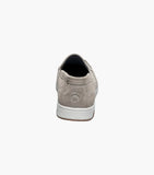 Nunn Bush Luca Suede Moc Toe Venetian Slip On Shoes Gray 85102-020