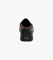 Nunn Bush Luca Moc Toe Penny Loafer Walking Shoes Black Multi 85103-009