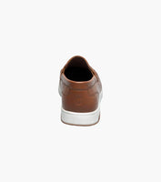 Nunn Bush Luca Moc Toe Penny Loafer Walking Shoes Cognac Multi 85103-229