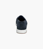 Nunn Bush Luca Suede Moc Toe Venetian Slip On Shoes Navy 85102-410