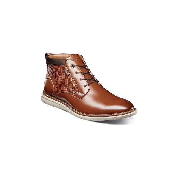 Nunn Bush Chase Plain Toe Chukka Dress Modern Boot Cognac Multi 85049-229