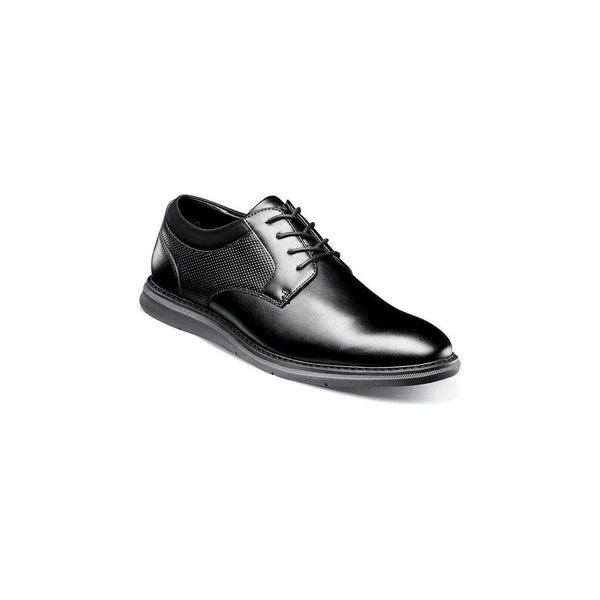 Nunn Bush Chase Plain Toe Oxford Dress Sneaker Shoes Black 85048-001
