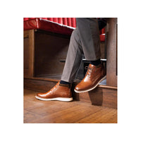 Nunn Bush Chase Plain Toe Chukka Dress Modern Boot Cognac Multi 85049-229