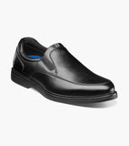 Nunn Bush Wade Work Moc Toe Slip On Comfortable Shoes Black 84915-001