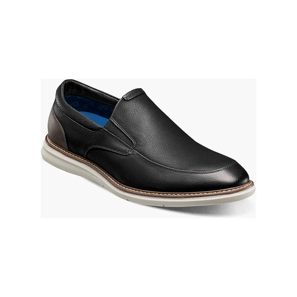 Nunn Bush Chase Casual Moc Toe Slip-On Walking Shoes Black Multi 85106-009
