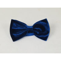Men's Tuxedo Formal Velvet Bow Tie/Hankie By J.Valintin Fancy JVBT-11 Blue