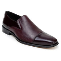 Belvedere Men's Shoes Italian Soft Deerskin ANDREO Burgundy