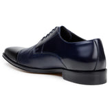 Belvedere Studio Men's Dress Shoes Alexander Deerskin Leather Navy