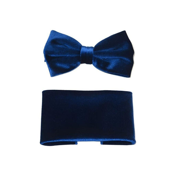 Men's Tuxedo Formal Velvet Bow Tie/Hankie By J.Valintin Fancy JVBT - 11 - J.Valintin Men's Wear Legend - JVBT - 11